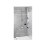 PURIO PURIO telescopic bathroom shelf for shower, corner, 3 levels, WENKO