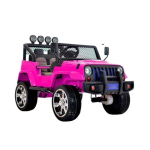 Lean Lean Cars Dvivietis elektromobilis lastele JEEP 4x4 S2388 roosa