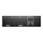 HP HP 725 Belaidne klaviatuur - Multi-seade, Kahe režiimi, Programmeeritav, Laetav - &Ouml;&ouml;langus Must - ENG