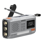 Marmitek 25008643 raadio Kaasaskantav Analoog ja digitaal Helehall