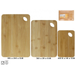 L&otilde;ikelaudade L&otilde;ikelaudade komplekt (3 tk) 22,5 x 14 x 0,8 / 30 x 21 x 0,8 / 3