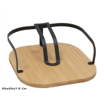 Salvr&auml;tikuhoidja, Salvr&auml;tikuhoidja, 20 x 20 x 7,5 cm, must, KITCHEN&GO