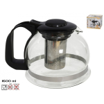Klaasist Klaasist teekann filtriga 1600 ml, 14,5 x 20 x 15,5 cm, KITCHEN&