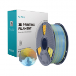 Sunlu PLA+ Silk Neljatooni Filament (sinine-lilla-oranž-kollane)