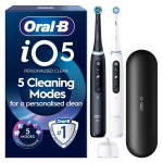 Oral-B iO5 elektriline hambahari, must ja valge + reisikarp