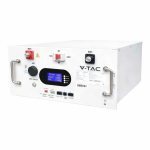 Energiasalvesti Energiasalvesti V-TAC 9.6kWh 48V 200Ah LiFePO4 riiul BMS korpus valge VT-91600 10 aastat garantiid