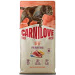 CARNILOVE CARNILOVE TRUE FRESH Kuivtoit koertele veiseliha t&auml;iskasvanutele k&otilde;ikide t&otilde;ugude jaoks 12 kg