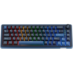 Ducky OK-M 65 M&auml;ngu klaviatuur, 65%, Hot-Swappable, RGB, ANSI &ndash; KTT Baby Blue Switches