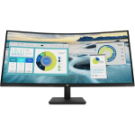 HP HP P34hc G4 WQHD USB-C Curved Monitor PC lamekuvar 86,4 cm (34") 3440 x 1440 pikslit Wide Quad HD LCD Must
