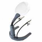 Carson HelpingHands Magnifier luup 2x Hall, L&auml;bipaistev