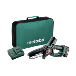 Metabo MS 18 LTX 15 1 RPM Must, Roheline, Punane