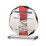 Tryumf LuxorJet color printing glass trophy