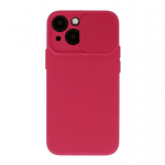 iLike Apple Iphone 14 Pro Max Camshield Soft Dark Cherry