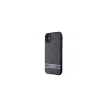 Guess GUHCN61P4SNK iPhone 11 | Xr szary|grey hardcase 4G Stripe