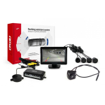 Amio Parking Sensor Kit TFT01 4.3 Inch with HD-310 Camera 4 Black Sensors