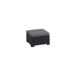 Garden Garden stool|table "California Bay" with gray cushions