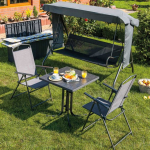 Table Table Dine & Relax 70 x 70 cm pizarra / anthracite PATIO