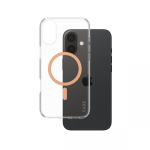 PanzerGlass CARE by &reg; Flagship Case Transparent Urban Combat w. Peachy MagSafe iPhone 16 Plus mobile phone case
