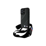 Case Case BMW BMHCP16M23PSCCK iPhone 16 Plus 6.7" black/black hardcase M Edition Carbon Stripe & Strap