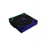 Lian Lian Li Uni Fan TL120 LCD Reverse Blade Wireless Arvuti korpus Ventilaator 12 cm Must 1 tk
