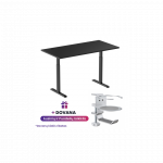 Height-adjustable Height-adjustable table Up Up Bjorn Black, Table top M Black