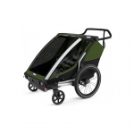 THULE Chariot Cab 2 - jalgrattak&auml;ru, 2in1 jalgrattak&auml;ru | Tumedat hall