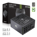 Gamemax toiteallikas | LION CORE 1200P | 1200 W | Platinum | T&auml;is