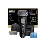 Braun Series 9 Pro+ 9660CCPS Foolium pardel Trimmer Must, H&otilde;be