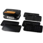 Domo DO9278C 3 &uuml;hes seade, r&ouml;ster, grill, vahvlik&uuml;psetaja, modernne korpus