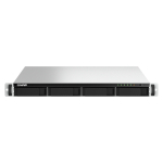 QNAP TS-464U NAS P&uuml;stik (1U) Intel&reg; Celeron&reg; N5095 8 GB DDR4 0 TB QNAP Turbo System Alumiinium, Must