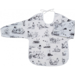 R&auml;tt R&auml;tt Start Moomin bib with sleeves, archipelago