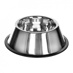 Zolux Bowl Inox on rubber 0.9 l for spaniel