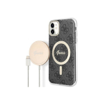 Zestaw Zestaw Guess GUBPN61H4EACSK Case+Charger iPhone 11 6,1" czarny|b