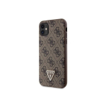 Guess GUHCN61P4TDSCPW iPhone 11 | Xr 6.1" brązowy|brown hardcase