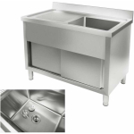 Royal Royal Catering Stainless steel kitchen sink, width 120 cm