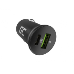 Green Green Cell GC CADM-GC-38AC - USB-Ladegeraet 38 W 1x USB-C USB-A schwarz