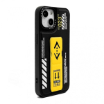 Apple Apple iPhone 15 FASHION LEATHER STAND COVER Black