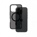 PanzerGlass CARE by &reg; Flagship Case Smokey Urban Combat w. Black MagSafe iPhone 16 Pro mobiiltelefoni &uuml;mbris Kate Must