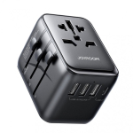 Joyroom JR-TCW01 travel adapter universal 17W EU / US / UK / JP / AU / CN - black