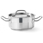 Pot Pot niski Profi Line with lid 12 l dia. 320 x 150 h - Hendi 830604