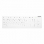 CHERRY AK-C8112 klaviatuur Meditsiiniline USB QWERTY P&otilde;hjamaad Valge