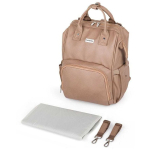 Petite&Mars Jasper - spacious 2-in-1 stroller backpack | Camel beige
