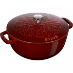 STAUB SPECIAL COCOTTE Round cast iron pot, lily, 3.5 ltr, grenadine