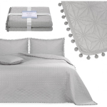 AmeliaHome Bedding color gray material type - textile microfiber 260x280