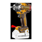 Ingco CIWLI2050 AKU impact wrench incl. 2pcs battery and charger
