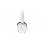 HATOR Phoenix 2 Wireless K&otilde;rvaklapp Juhtmega &uuml;hendatud & juhtmevaba Peav&otilde;ru M&auml;ngimine USB Type-C / USB Type-A Bluetooth Valge