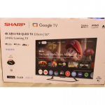 Sharp 50HR7265E | 50 | Nutikas TV | Google TV | Must | KAHJUSTATUD