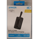 Power Power Bank sisseehitatud USB-C kaabiga | A1688H11 | 10000 mAh | Must | KAHJUSTATUD PAKEND