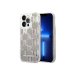 Case Case Karl Lagerfeld KLHCP14XLMNMS iPhone 14 Pro Max 6.7" Hard Case Silver / Silver Liquid Glitter Monogram