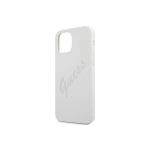 Guess GUHCP12SLSVSCR iPhone 12 mini 5.4 inch Cream/Cream Hard Case Script Vintage